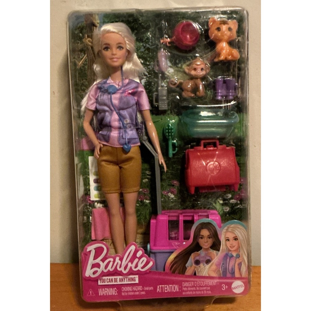Barbie Animal Rescue & Recovery Care Vet Career Doll‎ Playset /New, 2024